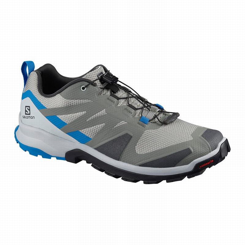 Salomon Singapore Mens Hiking Shoes - XA ROGG Grey/Black | 95370-UTQC